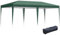 Outsunny Pop Up Gazebo 3 x 6m, Foldable Canopy Tent, Height Adjustable Wedding Awning Canopy w/Carrying Bag, Green