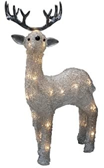 Konstsmide 6224-103 Acryl-Figur Rentier Warmweiß LED Warmweiß