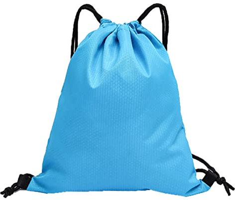 Étanche Sac à Dos à Cordon,Sac de Natation,Sac à Dos à Cordon Multifonctionnel,Sac de Piscine,Sac de Sport Unisexe,pour Gym Ecole Natation Piscine Plage Camping Voyage,Bleu ciel