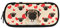 Howilath 3D Mops Hund Herz Beige Stifteetui Tasche Ästhetische Stifteetui Canvas Federtasche Hohe Kapazität Federtasche für Kinder, Mops-Herz, Schuhtasche