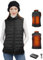 Loowoko Heated Gilet Womens with Power Bank 10000mAh, Heated Vest Women, Lightweight Thermal Body Warmer, Slim Fit Electric Rechargeable Heated Jacket Womens for Camping, Motorcycle, Skiing,Hunting