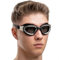 AqtivAqua Gafas Natacion Hombre Gafas Piscina Niño Mujer Niña DX-H (Plateado Metálico B, Lente Polarizada)