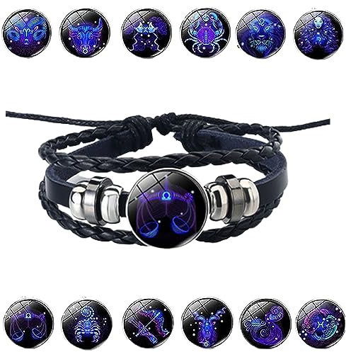 HOPASRISEE Zodiac Signs Spirit Bracelet, Zodiac Guardian Bracelet, Gifts for Constellation (Libra)