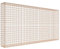 Gabion rouillé 200 cm x 100 cm x 20 cm (L x H x P), maille 5 cm x 5 cm, spirale