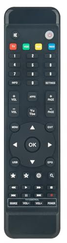 AULCMEET Ersatzfernbedienung Kompatibel mit HD Redline Linea Rossa IPTV Android 10.0 IP Receiver 7 Linie / RED360 / S600 MAX / S700 MAX/EXPAT Z-2020 mega Plus