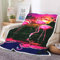 Fadaing Flamingo Decken 150x200 Rosa Flamingo Decke Kinder Süßes Tier Blumen Flamingo Muster Sanft Flanelldecke Weich Fleecedecke Sofadecken Tagesdecke (75 x 100 cm,5)