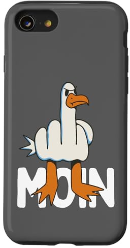 Hamburger Möwe Moin Mittelfinger Lustiges Hamburg Hülle für iPhone SE (2020) / 7 / 8