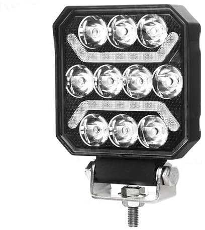 8 Pezzi Proiettore Alogena per Esterni Lampada da Lavoro Super Potente Proiettore15W 1500LM 12V - 24V E-mark Effetto Neon Bianco Impermeabile