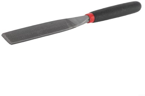 Affidabile mini lima ad ago per acciaio temprato, vetro, piastrelle, pietra, oro, lunghezza 118 mm (lima piatta)