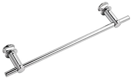 Heilmetz Handtuchhalter ohne Bohren, für Heizkörper Badheizkörper Elektrisch, Handtuchstange Baustahl, Chrom, 460 mm, Handtuchhalter Bad 3 Stück