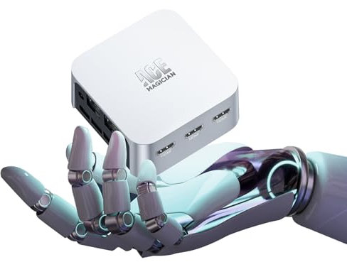 ACEMAGICIAN [3 HDMI & 2 Ethernet Mini PC Ιntel Alder Lake-Ν97(up to 3.6GHz), 16GB DDR4 1TB M.2 SSD Mini Desktop PC with W11 Pro RJ45 4K HDMI + DP WiFi 5 for Home/Office/School