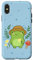 iPhone X/XS Cute Frog with Hat Mushroom Kawaii Aesthetic Cottagecore Case