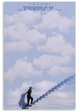 The Truman Show Art Poster Dekorative Malerei Leinwand Wandkunst Wohnzimmer Poster Schlafzimmer Malerei,Wandkunst Bilddruck Moderne Familienzimmer Dekor 12x18inch(30x45cm)