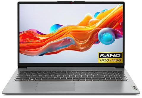 Lenovo Idea Pad 15 Ordinateur portable en gris nuage Intel 10-Core i5-1235u jusqu'à 4,4 GHz 15,6 FHD 8 Go DDR4 RAM 512 Go SSD Windows 11 (82DQ - renouvelé)