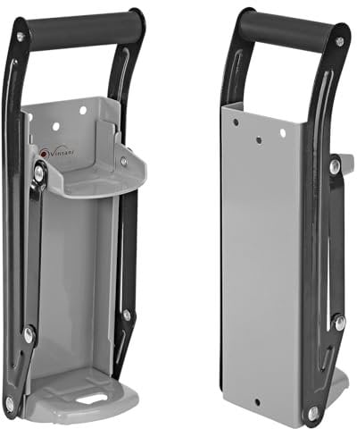 Vinsani Can Crusher with Bottle Opener 2 in 1 Heavy Duty Can Recycler PET Bottles 12oz 16oz up to 500ml Tin Can Soda Beer Cans Kitchen Recycling Tool for Home Kitchen