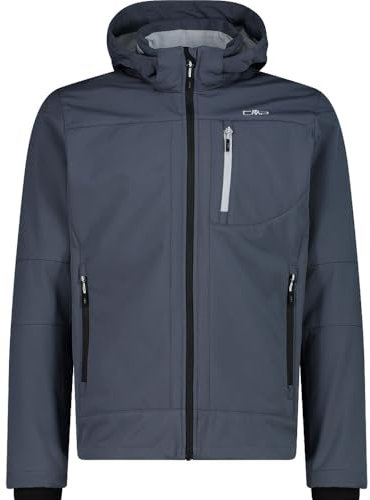 CMP MAN Jacket Zip Hood TITANIO-ALLUMINIO - 50
