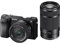 Sony Alpha 6100 | APS-C Mirrorless Camera with 16-50 mm and 55-210mm Zoom Lenses (Fast 0.02s Autofocus, Eye Tracking Autofocus for Human and Animal, 4K Movie Recording and Flip Screen)