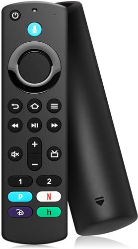 Voice Remote Replacement for Fire-TV-Stick(2nd/3rd Gen,4K,Lite),TV Cube(2nd/3rd Gen),Remote for Insignia/Toshiba/Pioneer-AMZ Fire Smart TVs