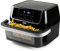 DOMO DO544FR - Friggitrice ad aria calda con finestra family edition, con divisorio, 10 l, 1800 W