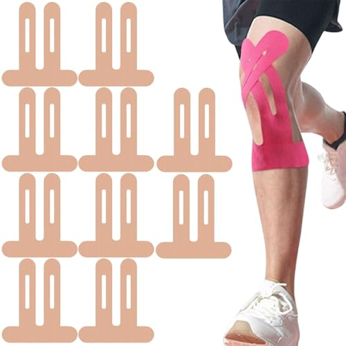 panolu tapex,tapex knie,vorgeschnittener muskelpatch-knieschoner,biohofer knieschoner tape,muskelpatch knieschoner,kinesiotapes knie vorgeschnitten,10 stück knie tape bandage knie stabilisierung-D