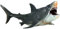 Megalodon -Spielzeug 10.63x5.51x3.94 Bewegbare Mund Megalodon Hai Spielzeug große Simulation Meereskreatur Realistische Kunststoff Ozean Hai Figur Geschenke für Kinder und Erwachsene