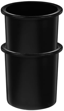AKOOSY Lot De 2 Porte-Gobelets Encastrés INOX Porte-Canettes De Rechange pour Canapé Siège De Camping-Car Bateau Et Table De Poker Installation Facile 4.25 X 4.13 X 4.13 in