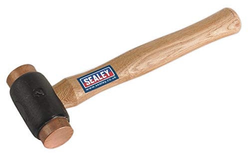 Sealey Cfh03 Copper Faced Hammer 2.75Lb Hickory Shaft