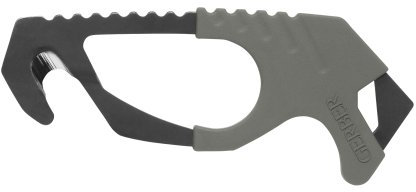 Gerber Gurtschneider, Strap Cutter FG504, Mit integriertem Glasbrecher, Gesamtlänge: 11,1 cm, Grün, 22-01943