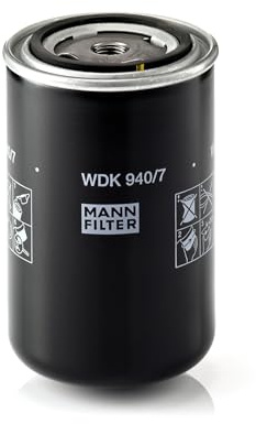 MANN-FILTER WDK 940/7 Fuel Filter - for Trucks + Buses | For Trucks & Buses, Fuel System Protection, Injector Protection, Clean Fuel Supply, True OE Engineering