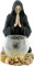 Nemesis Now Teelichthalter mit Gebetskerze, 24 cm, Schwarz