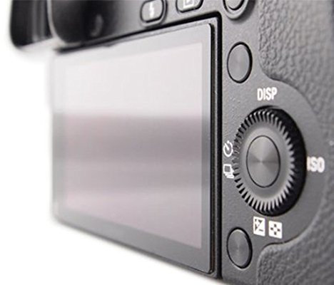 Larmor GGS Selbstklebend Optisches Glas LCD-Displayschutzfolie für Canon 750D 760D