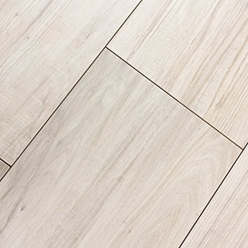 Serenissima Acanto Bianco Bodenfliesen 30x120 cm, Feinsteinzeug Fliesen in Holzoptik (1 m²)