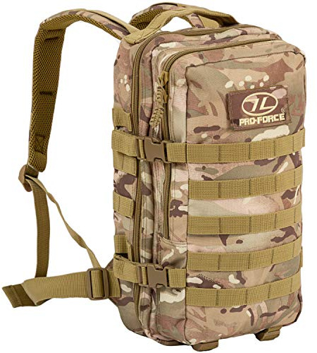 Highlander Recon Adult 20L Backpack Rucksack HMTC, 43 x 23 x 17 cm
