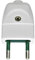 Vimar RI.00200B Kleinstecker mit Schutz SICURY 2P 10A 250V Italienischer Standard Typ S10 Axialkabelausgang weiß