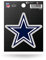 Rico Industries NFL Football Dallas Cowboys kurzer Sport-Aufkleber, 9,5 x 12,9 cm, gestanztes Team-Logo, kurzer Sport-Aufkleber