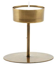 House Doctor Kerzenständer Anit Messing antik 10,5 x 10 cm