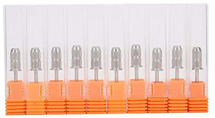 Nail Mandrin Bit, 10 Pcs 2.35mm Perceuse Électrique Manucure Machine Accessoire Nail Ponçage Bande Mandrin Nail Art Ponçage Bande Mandrin Mandrin Forets pour Salon de Manucure et Ménage(1#)
