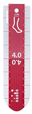 Prym 610738 Handmaß 'Socke' 20 cm Handmessgerät, Kunststoff, White, Einheitsgröße