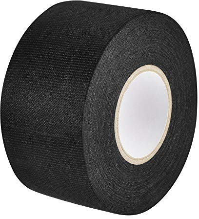 sourcing map Gewebeband Stoff Klebeband Kabelbäume Webstühle Einseitig 45mm x 15m Schwarz