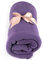 Myga RY1329 Fleecedecke Multifunktionale Yoga Studio Requisitenkissen und Decke für Meditation und Yoga Praxis, Entspannende weiche Kuscheldecke, Lila