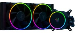 Razer Hanbo Chroma (240mm) - All In One aRGB Chroma Liquid Cooler (Ultimate AIO Design, Quiet, Powerful aRGB Fans, Silent and Efficient Liquid Cooling, PWM Support) Chroma