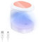 ANGNYA Mini Lampada per Unghie UV LED 16W, Lampade UV Portatile a Doppia Sorgente LED con USB Presa per Nail Art（Rosa）…