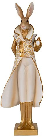 Clayre & Eef Osterhasen Kaninchen Junge 33cm Landhaus Osterdeko Polyresin