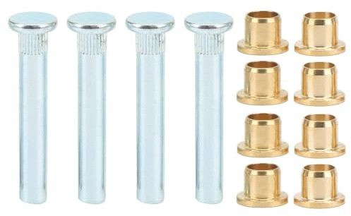 Kit Boccola Perno Cerniera Porta, Perno Cerniera Porta con Boccola di Ricambio in Metallo per Camioncino D22 Frontier UTE 19