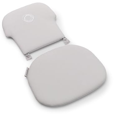 Bugaboo Giraffe Baby Set Pillow for The Bugaboo Giraffe High Chair Baby Set, Set with Cushions for Backrest and Seat, Water and Stain Repellent, Easy to Clean, Arctic White