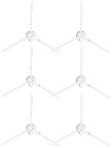 NUHFUFA 6 spazzole laterali di ricambio per robot aspirapolvere compatibili con Tefal Rowenta X-plorer Serie 75 RG7687