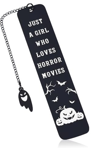 Lustiges Lesezeichen für Frauen, Freundinnen, Horror-Liebhaber, Boo Korb, Geschenke, Horror-Film, Merchandise-Artikel, Valentinstag, Geburtstag, Weihnachten, Strumpffüller, Geschenke für Teenager,