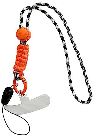 IOIUSKKU Handy Lanyard, verstellbares, abnehmbares, wiederverwendbares Halsseil zum Aufhängen mit Haken, Anti Verlust Gurt, Outdoor Sport, Typ 2
