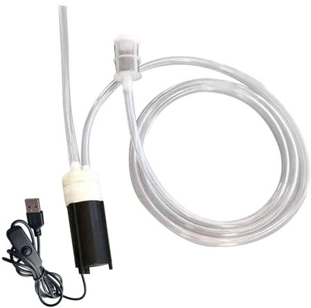 perfk USB Electric Wine Pump Brewings Siphon Pump Wine Siphon Tube Portable Liquor Suction Device