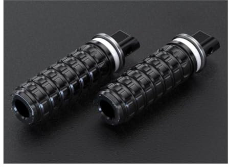 DZSLLOOI Cale Pied Moto Repose-Pieds De Passager pour Moto, Pédales Pliables, Accessoires De Pédales pour Cross pour Cub 110 pour CC110 Pédales de Moto(Noir)
